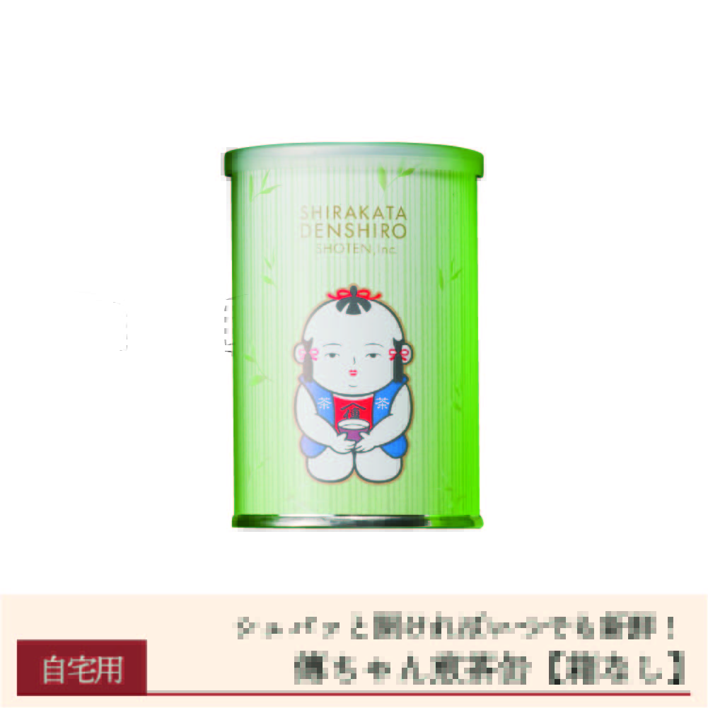 傳ちゃん煎茶缶80g入(箱なし)