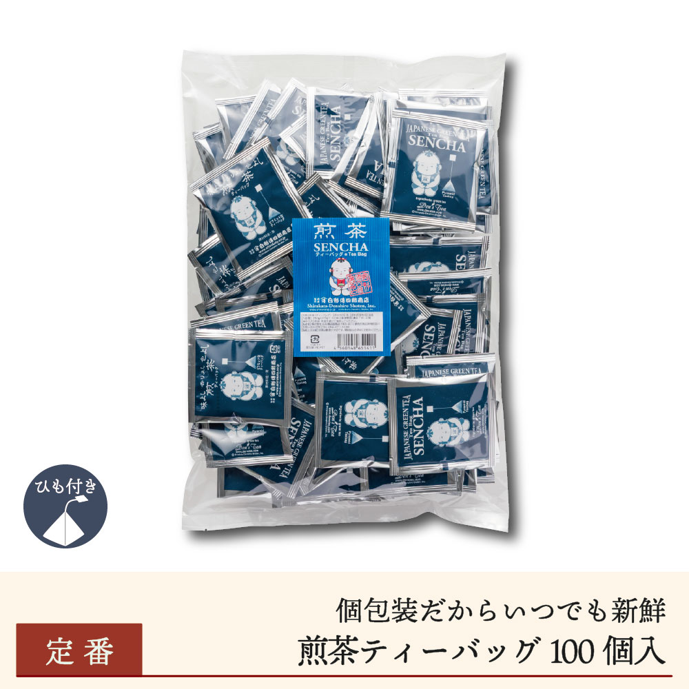 煎茶ピラミッドティーバッグ100個入